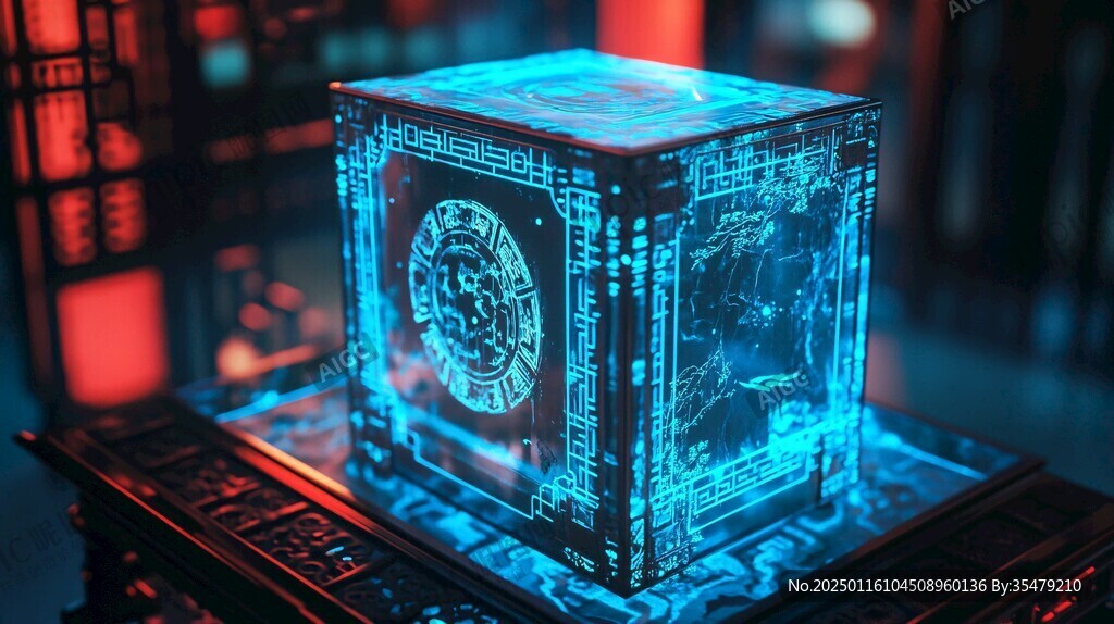 科技感正方體box