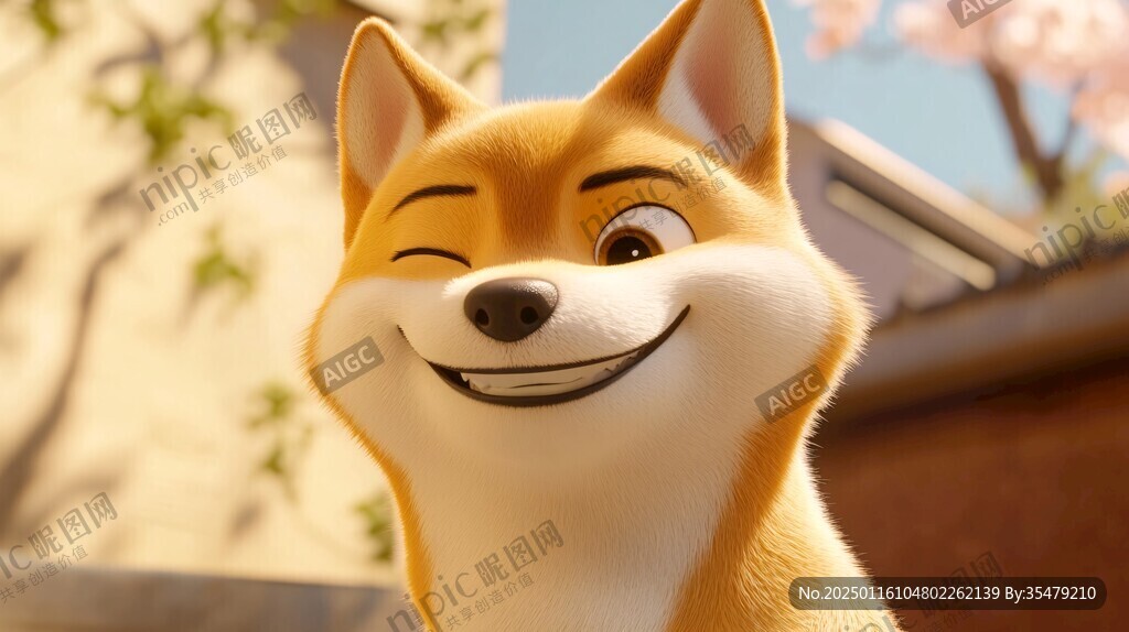 卡通柴犬壁紙