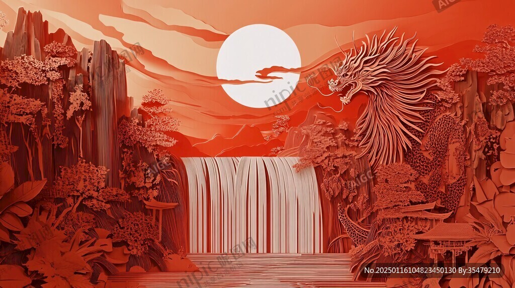 鳳凰包裝插畫(huà)