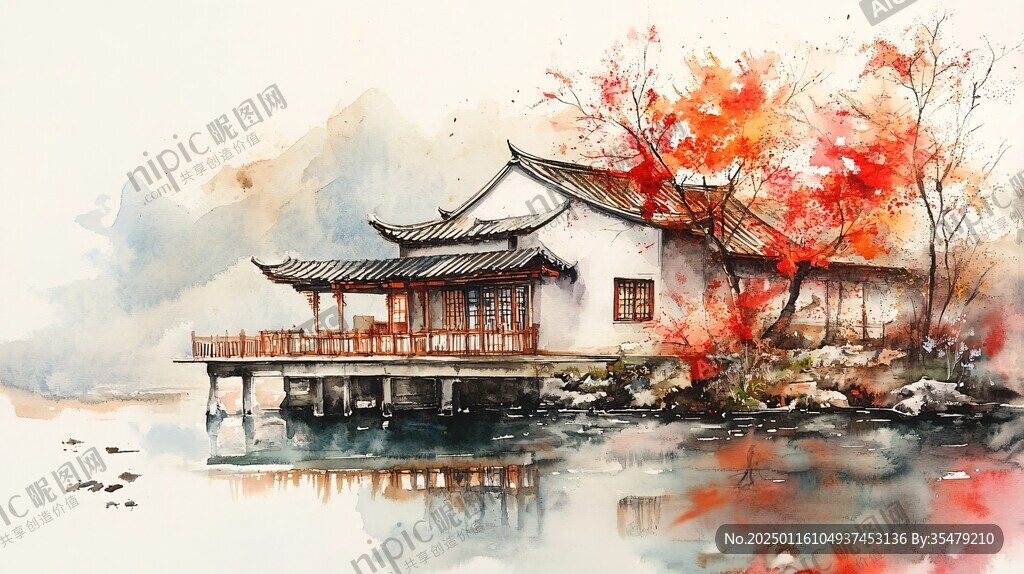 古亭水彩畫