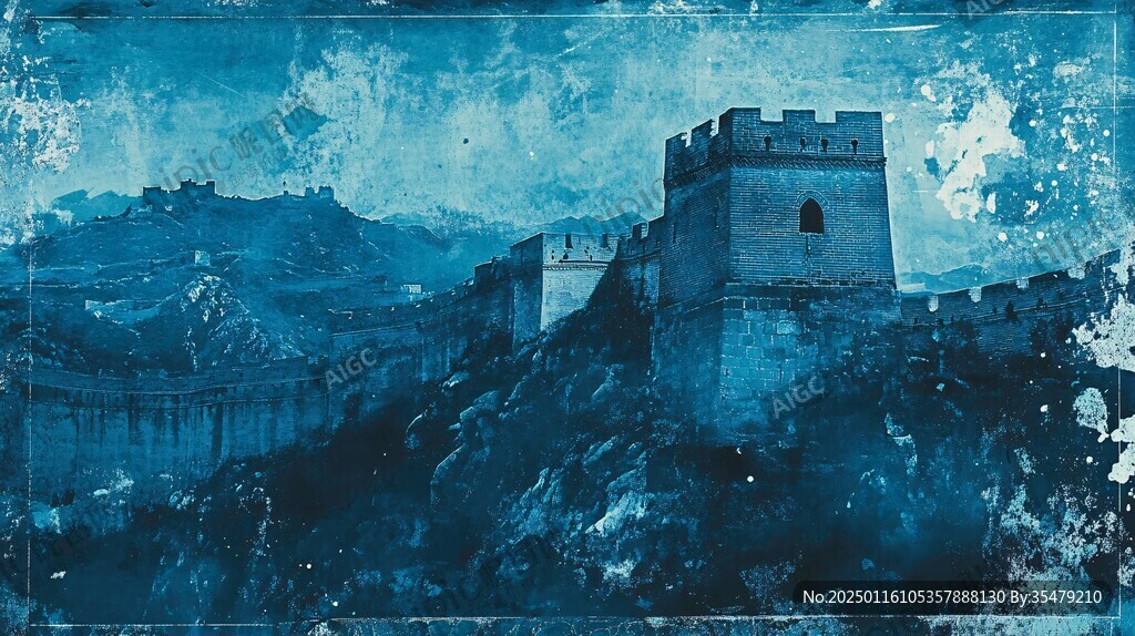 意境水墨長城