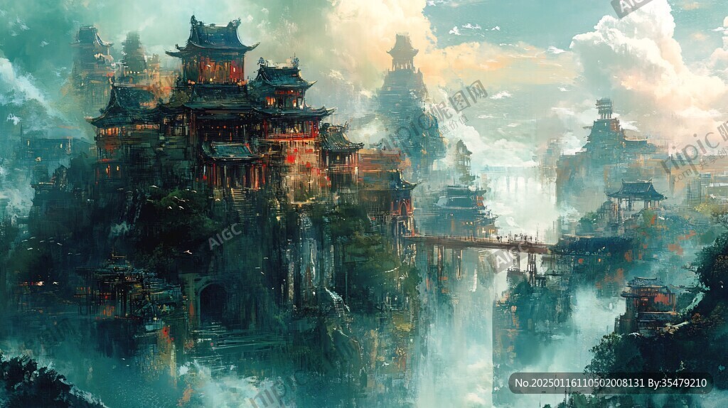 古風(fēng)仙境天上宮闕