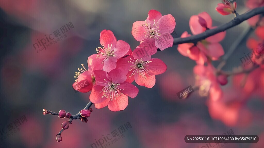 唯美桃花高清壁紙