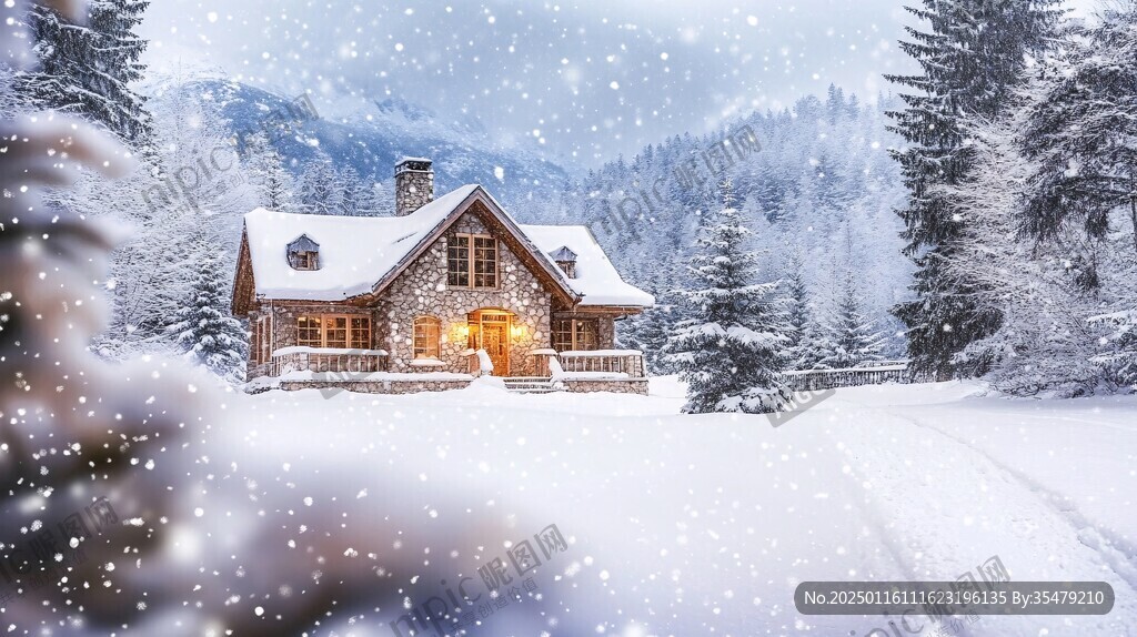 唯美浪漫雪景