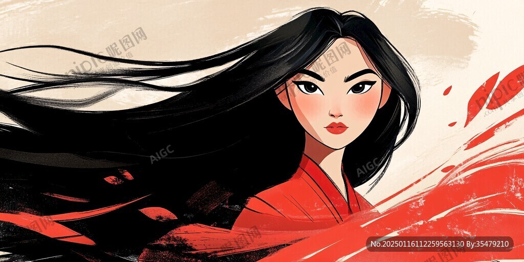 女俠插畫