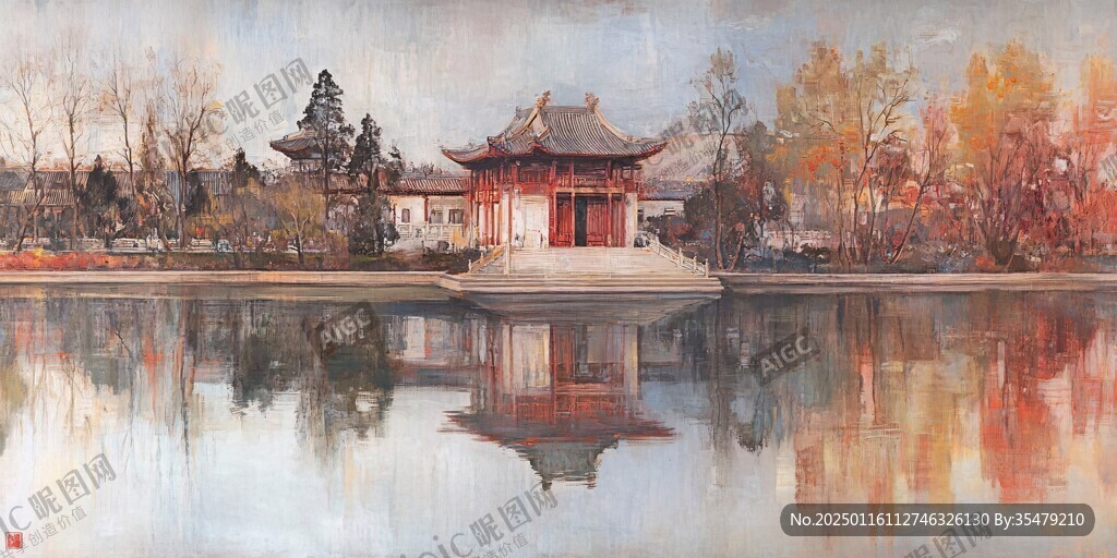 東南大學(xué)水彩水墨山水
