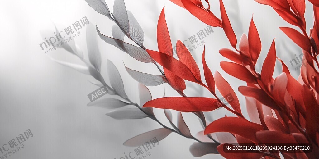 紅色樹(shù)葉桌面