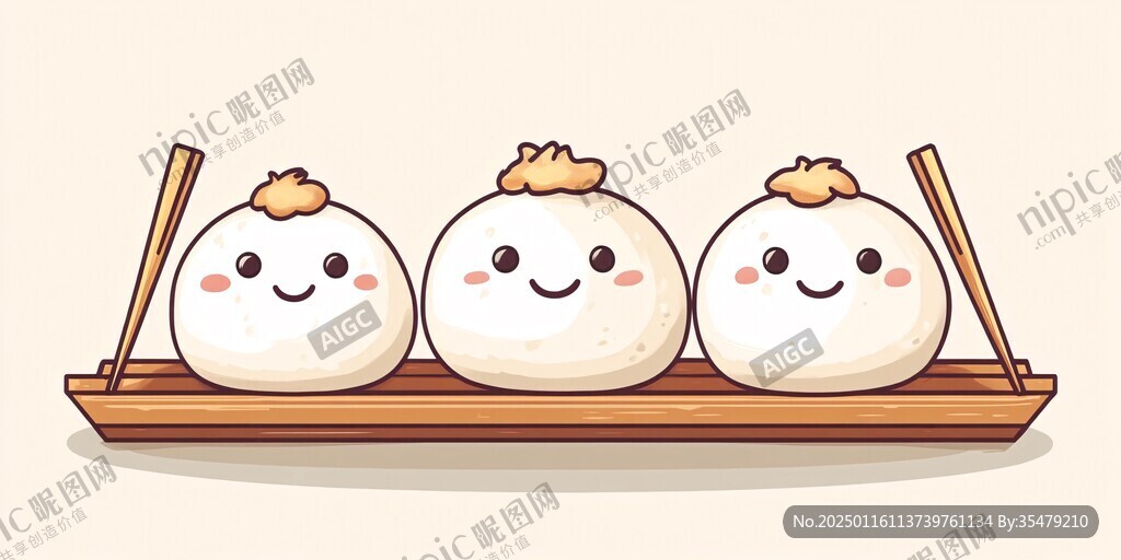 生煎包插畫