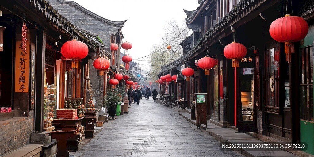 錦里古鎮(zhèn)街景