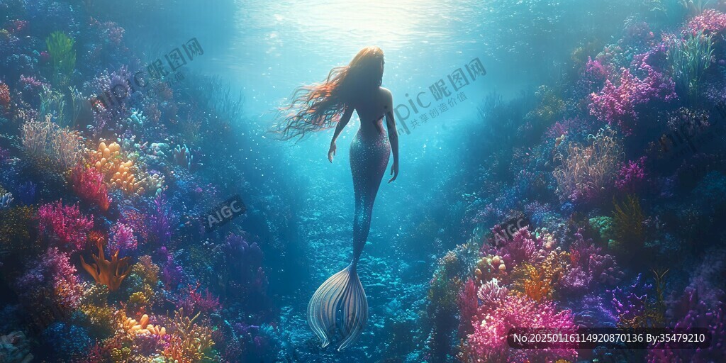 海底世界唯美女孩