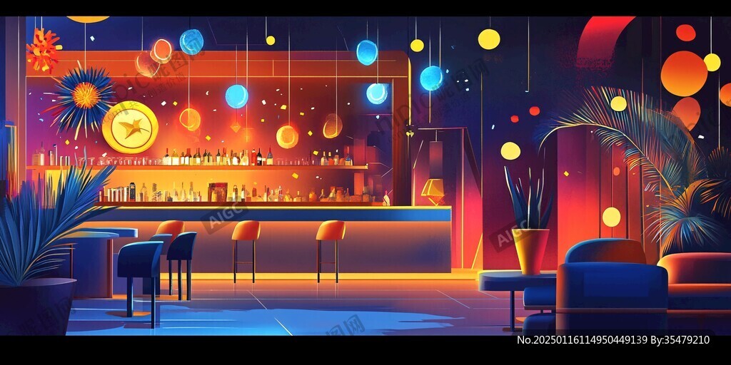 夜市插畫