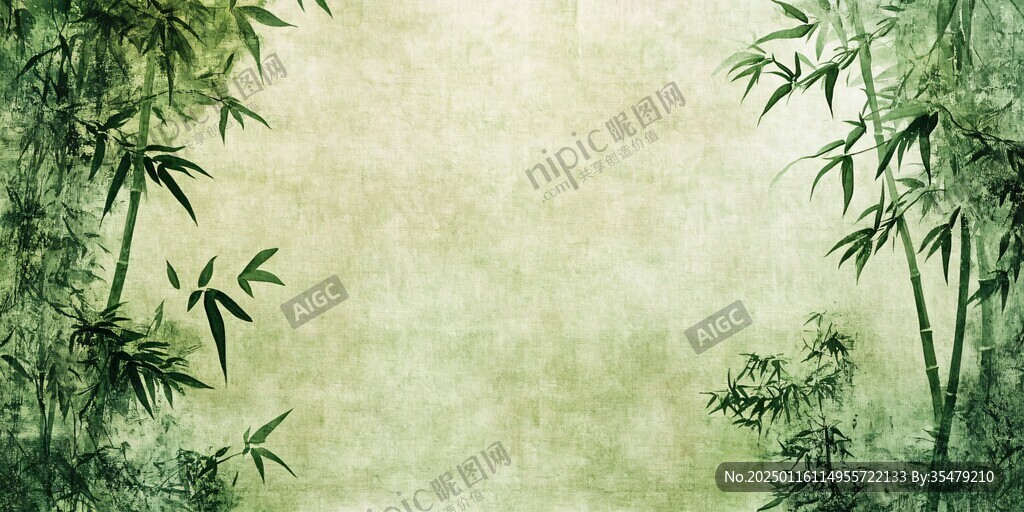 竹林藝術(shù)壁紙