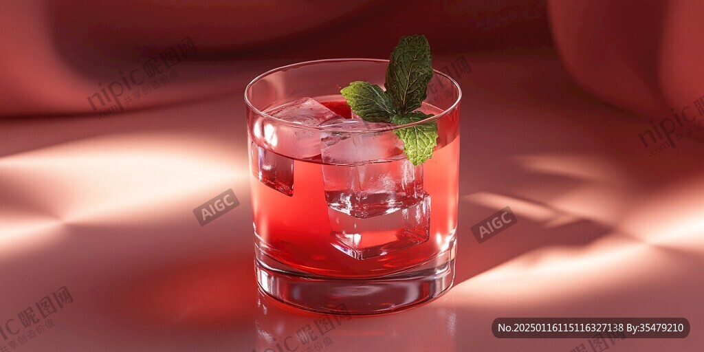 插畫飲料建模