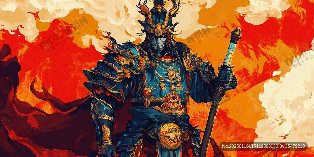 二郎神插畫
