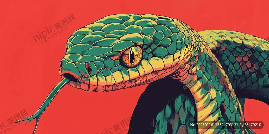 蛇合集插畫