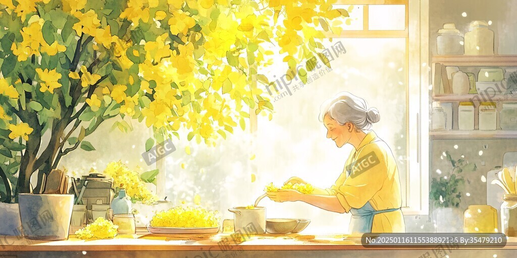 溫馨插畫母親