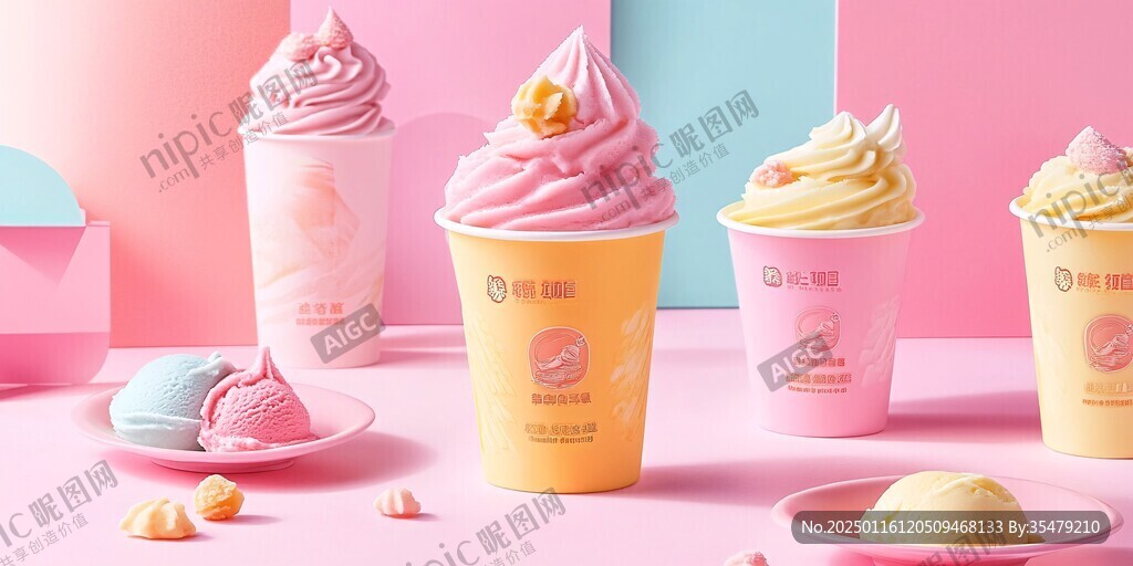 蜜雪冰城原味冰淇淋