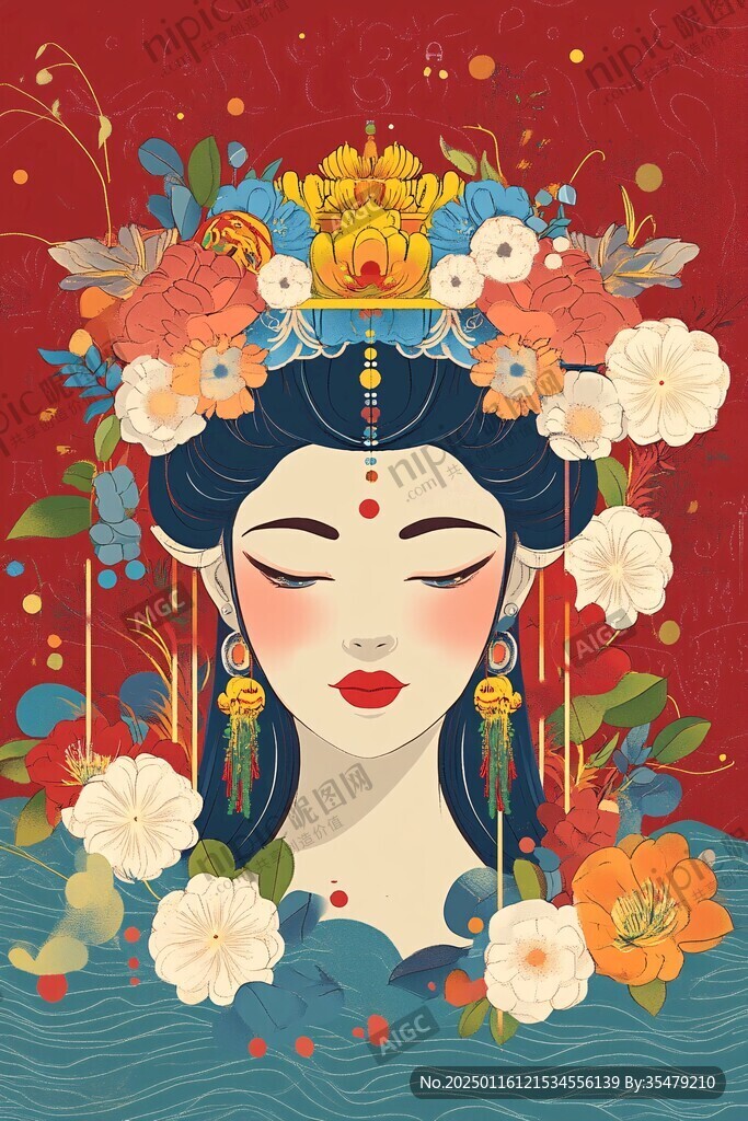 花旦插畫