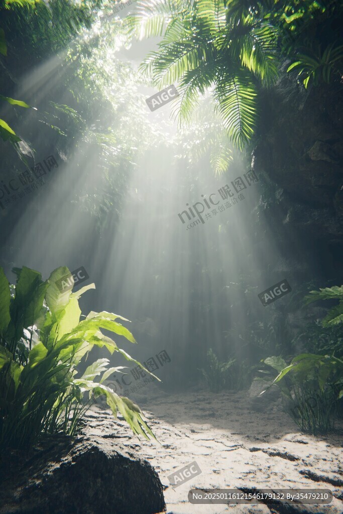 雨林燈光效果