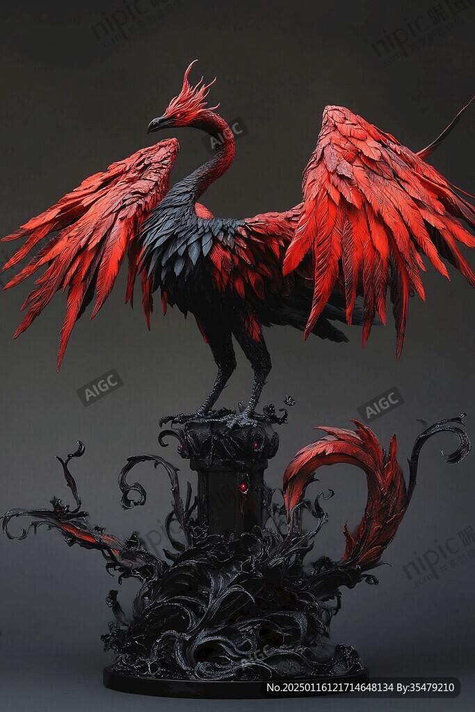 3d打印朱雀