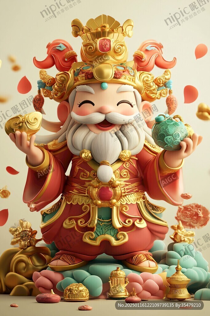 高清晰財(cái)神爺