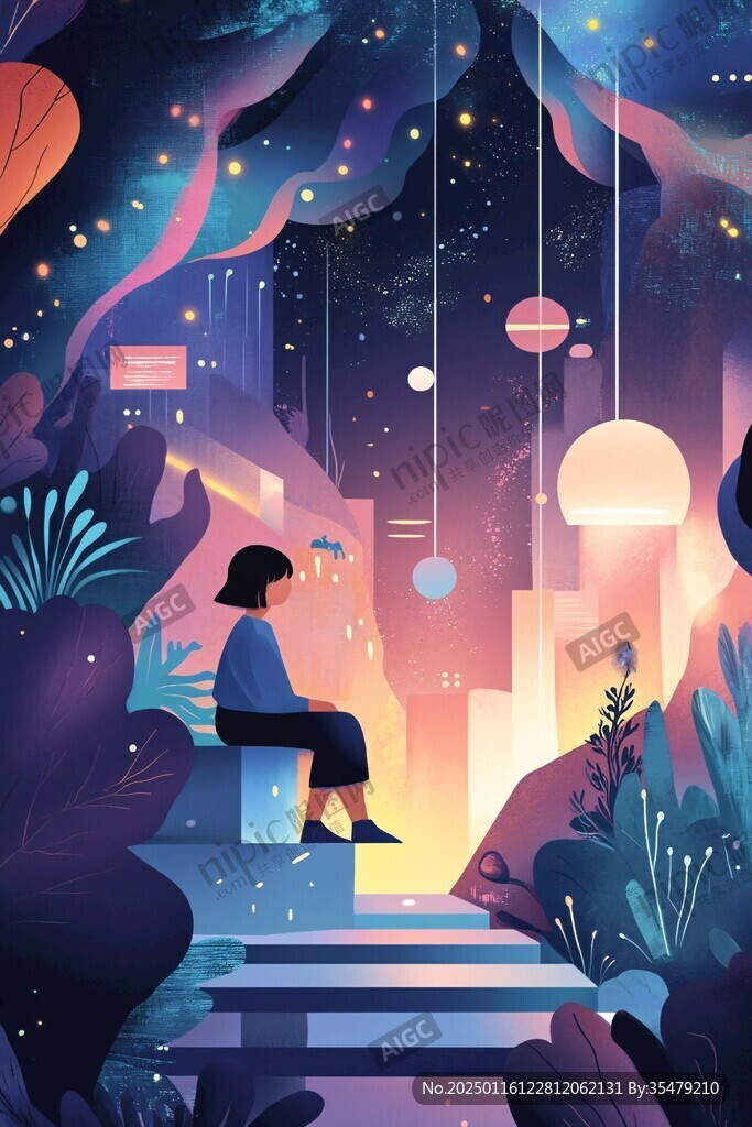 噪點風(fēng)插畫