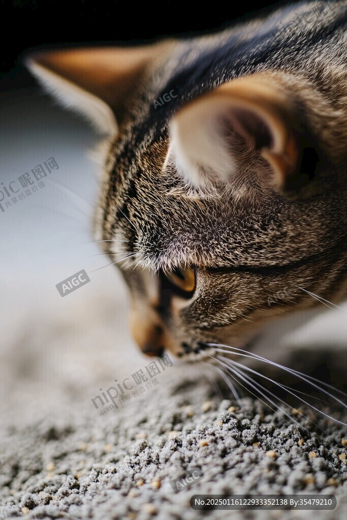 貓咪側臉