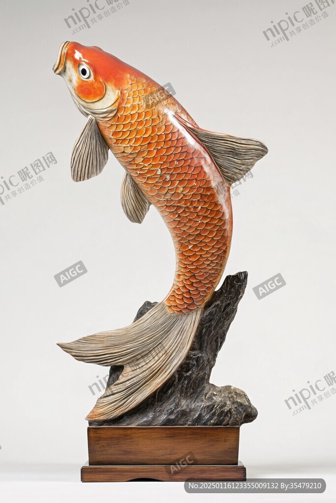 魚舞天嬌擺件