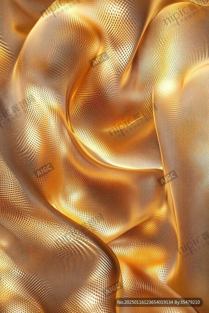 金色的布料