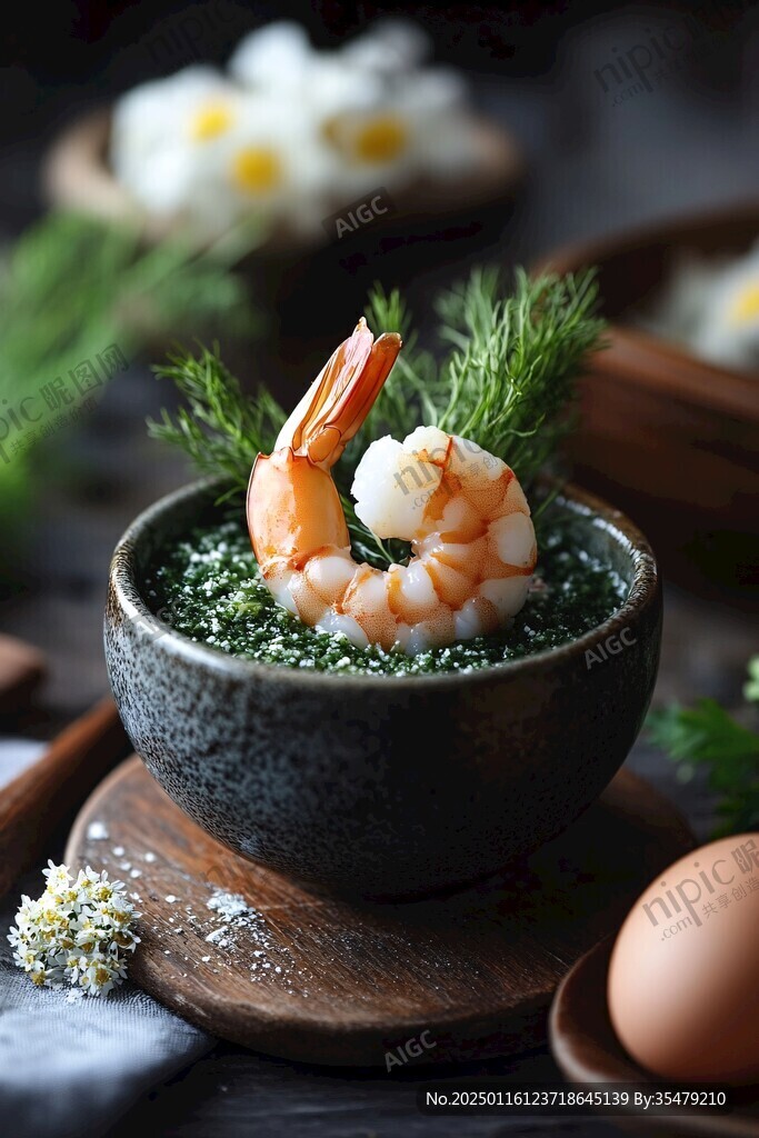 薺菜蝦滑