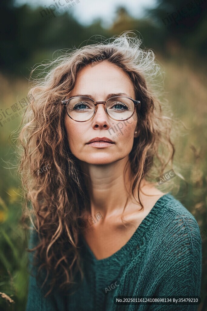 戴眼鏡美女