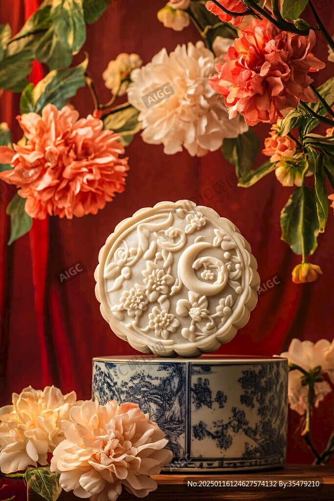 花好月圓雕刻