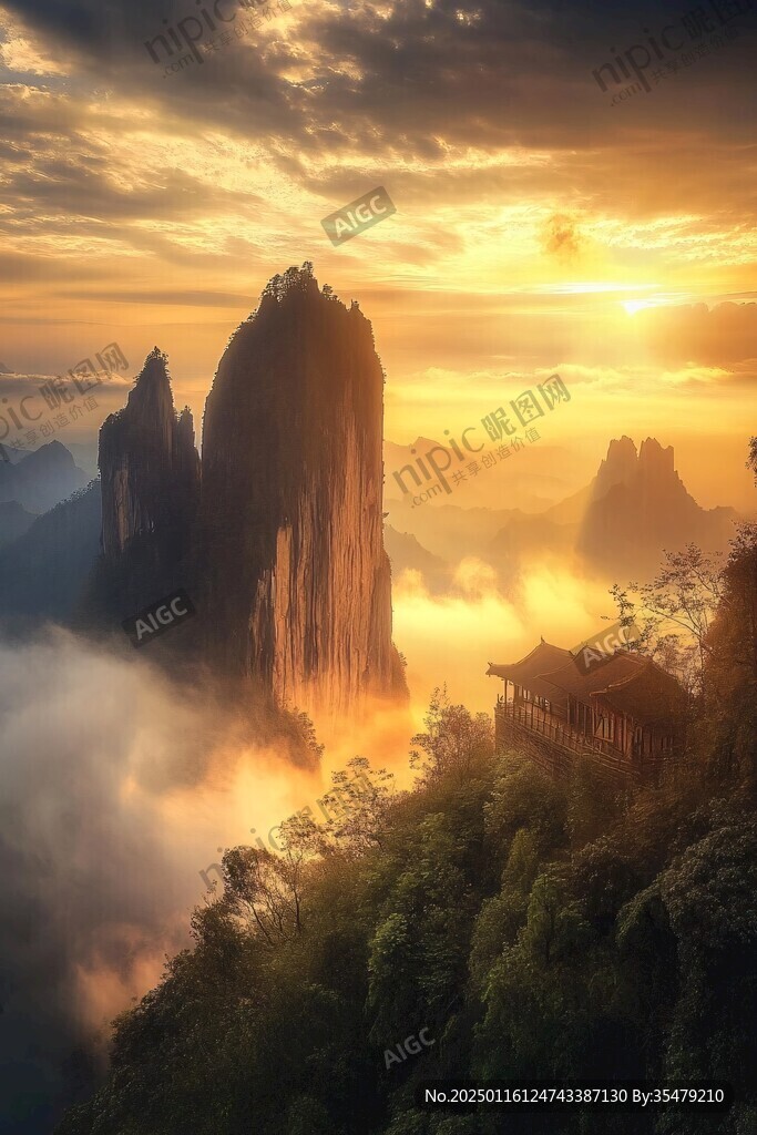 雁蕩山晨曦