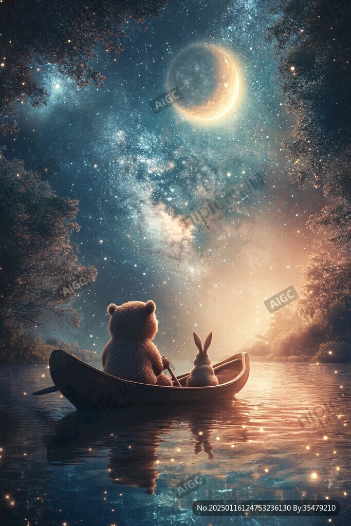 星月河幻想插畫