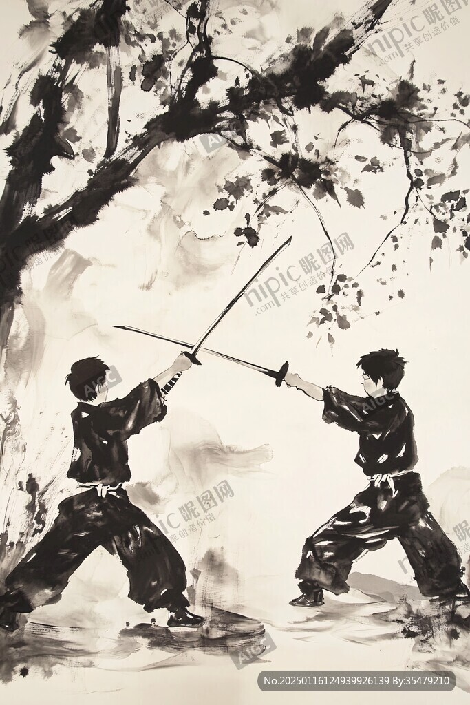武術(shù)裝飾畫