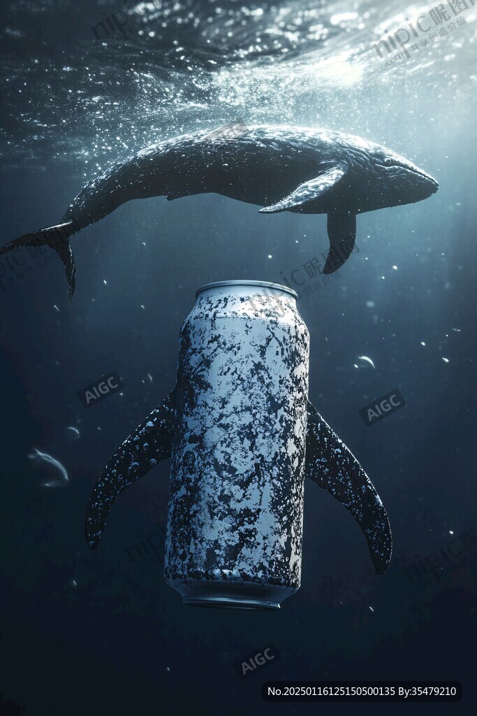動物主題保護海洋海報
