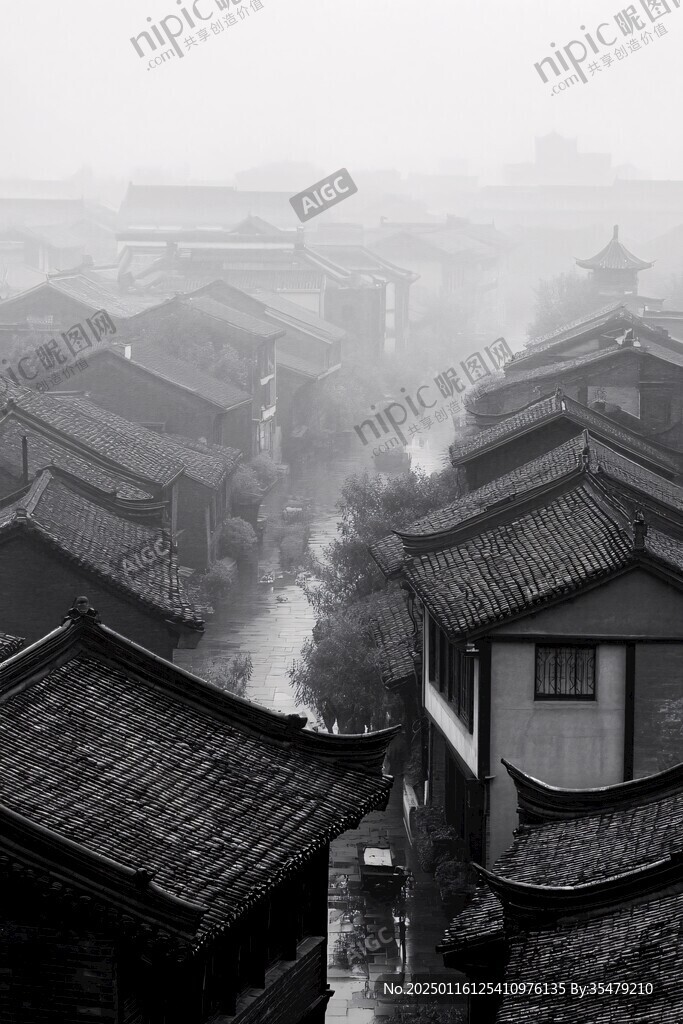 古鎮(zhèn)水墨