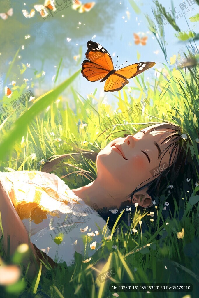 蝴蝶盛夏夏天