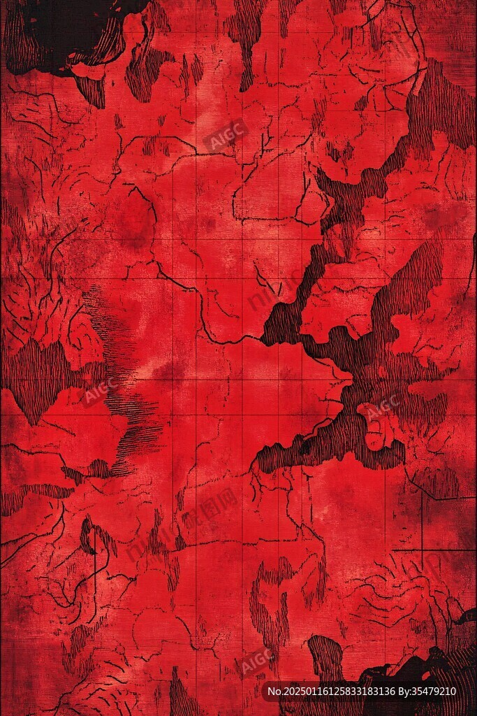 夢(mèng)幻暗紅色水彩地毯