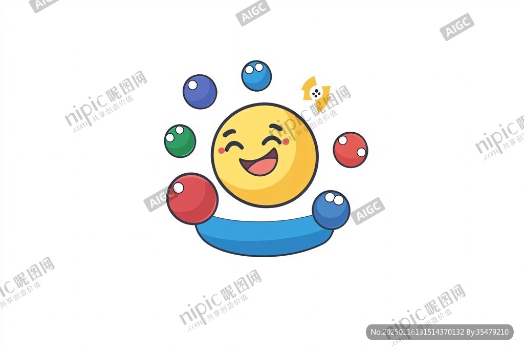 卡通笑臉logo