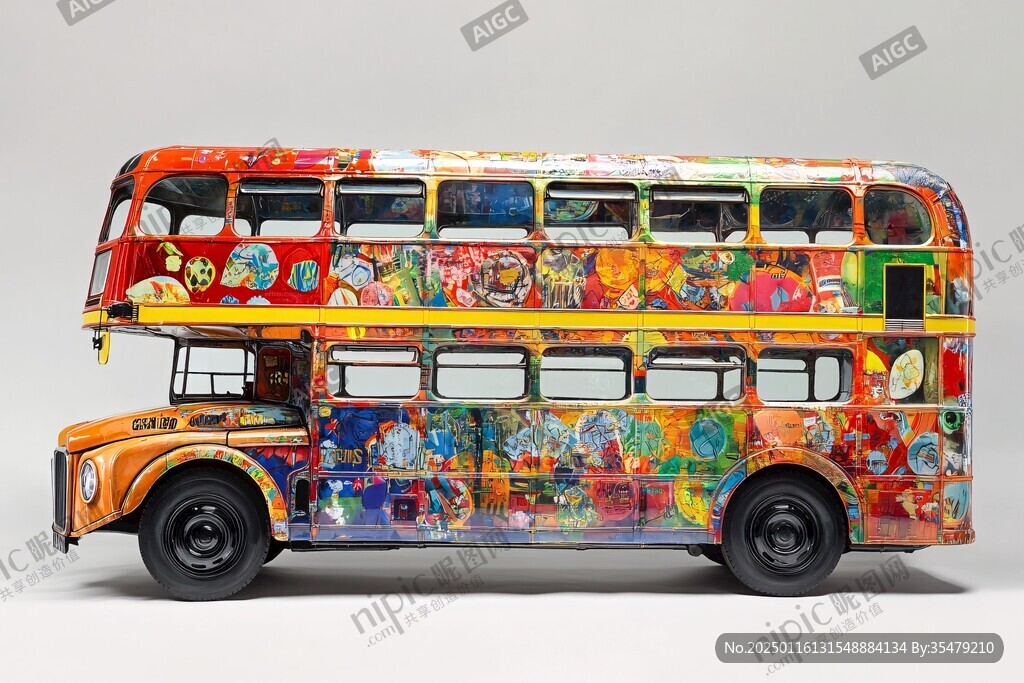 彩繪大巴車