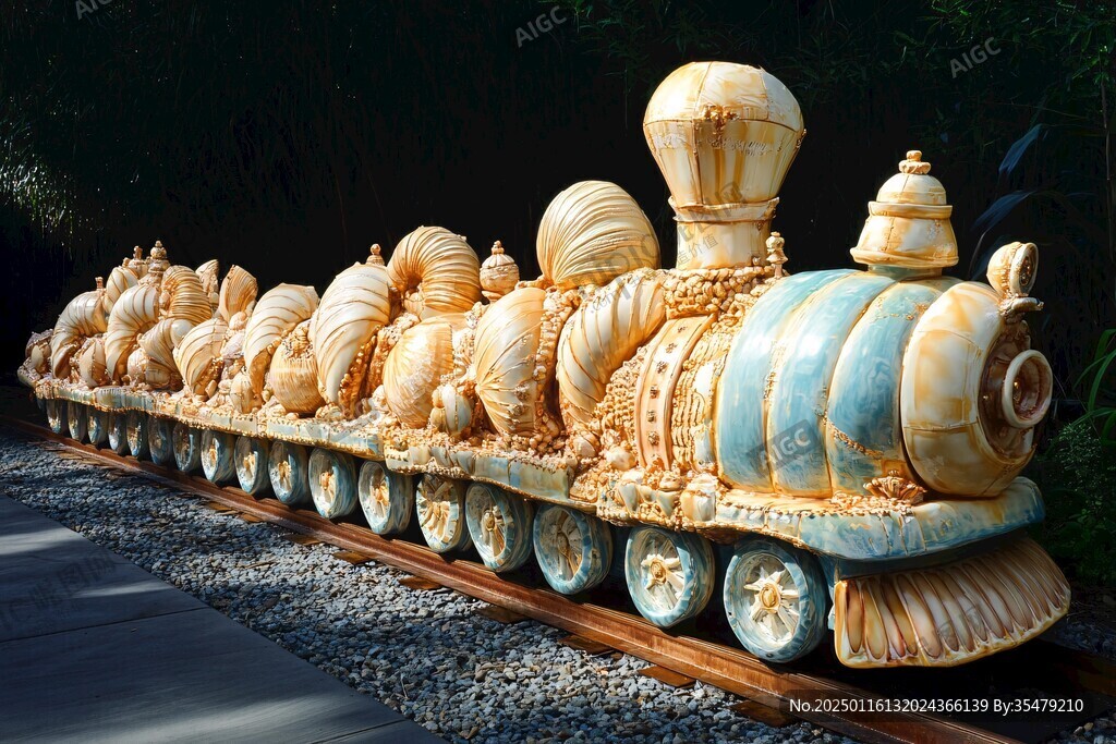 木頭火車造型