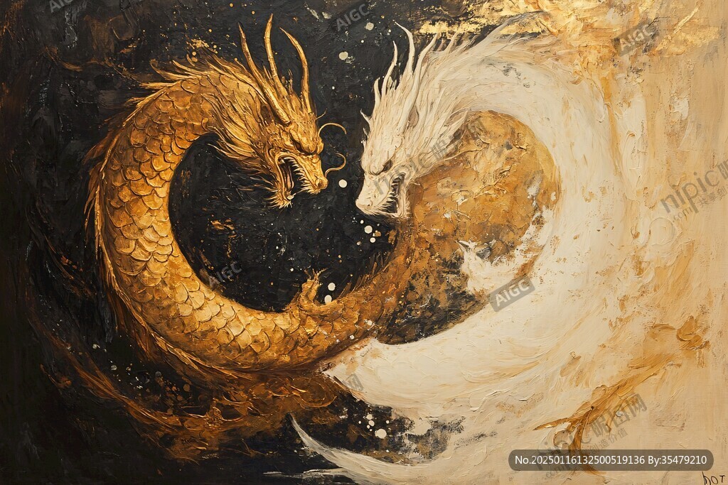 金繪圓龍