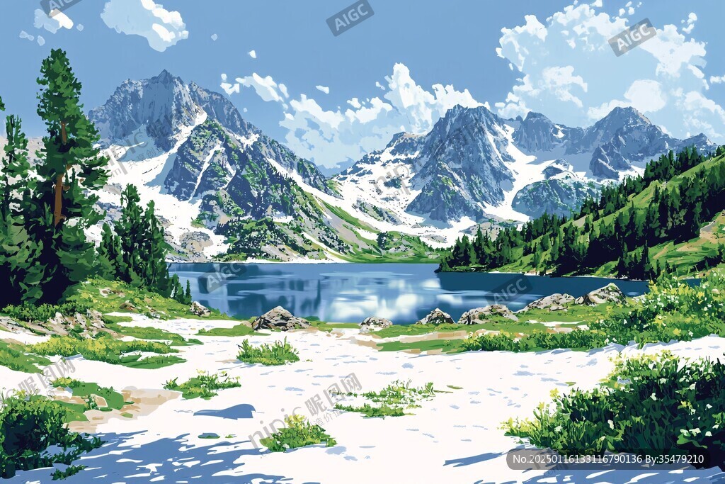 電腦繪制風(fēng)景