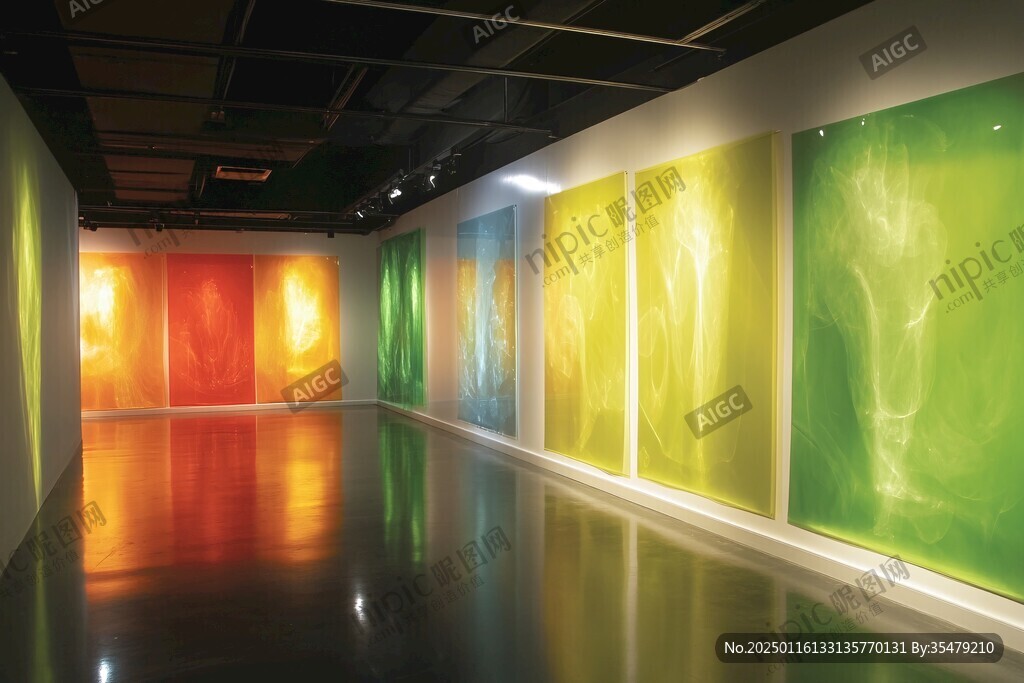 書畫展館抽象