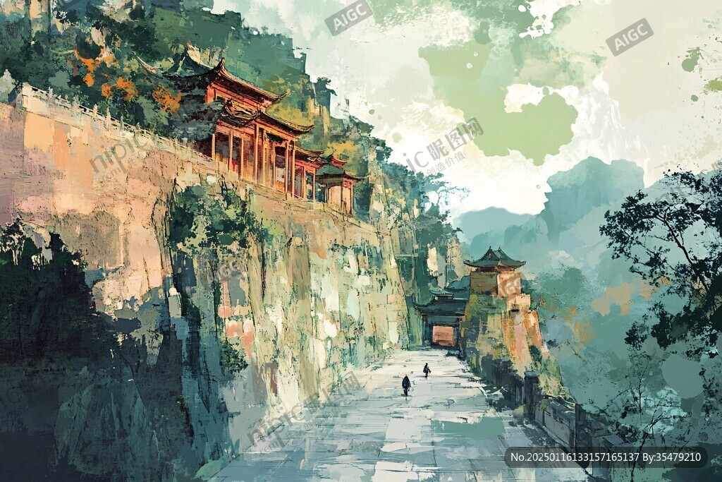 橫店水彩