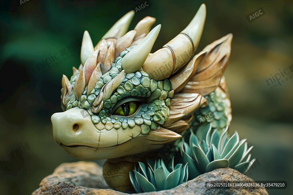 石頭上的龍