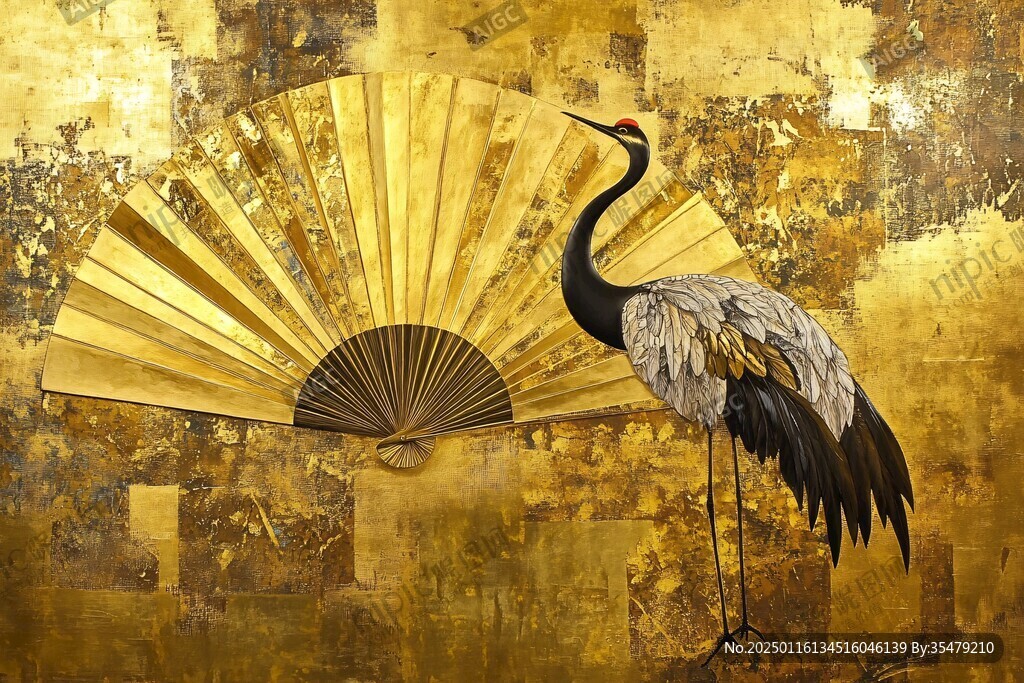 金色仙鶴