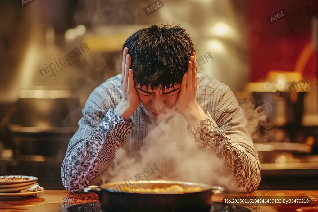 吃火鍋人像