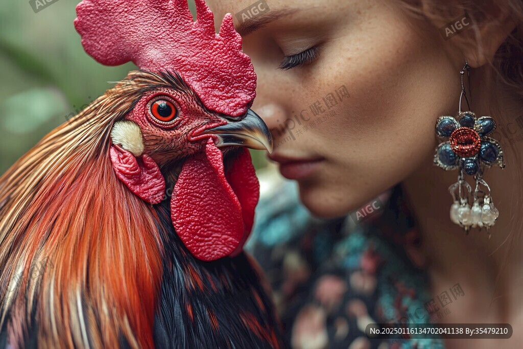 動物與美女